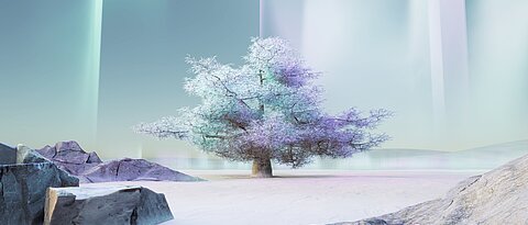 KI-generiertes Bild von einem Baum