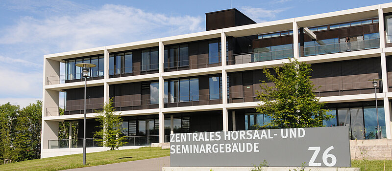 Z6-Hörsaalzentrum der Uni Würzburg am Hubland-Campus. Foto: Robert Emmerich