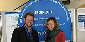Ann-Kristin Herget und Nicolas Ruth vertraten den Arbeitsbereich Medien- und Wirtschaftskommunikation auf der ESCOM-Tagung in Gent.
