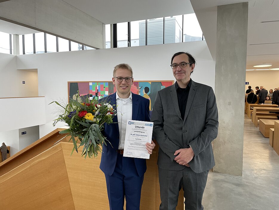Dr. Fabian Hutmacher und Prof. Dr. Markus Appel